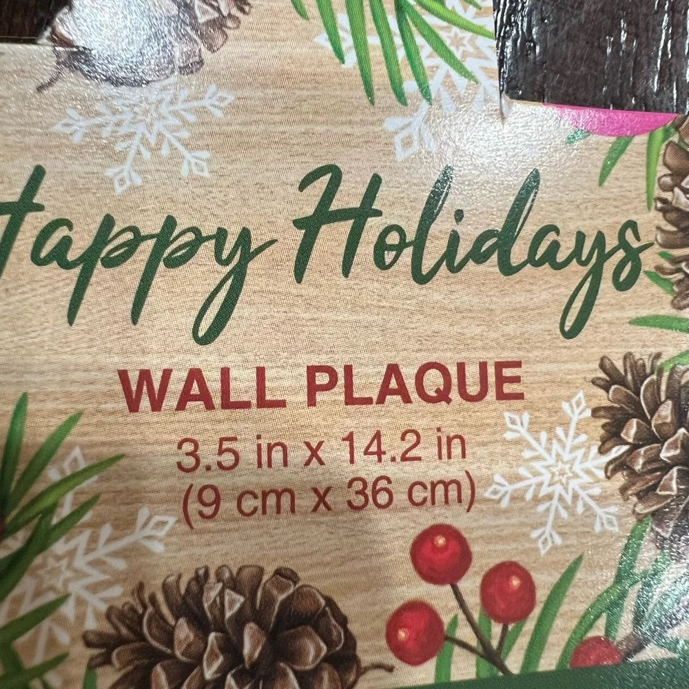 Christmas Joy wooden small garland